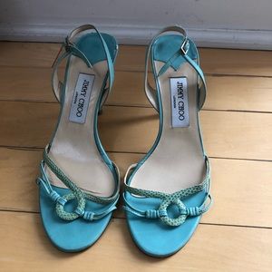 Teal Jimmy Choo Heels!!